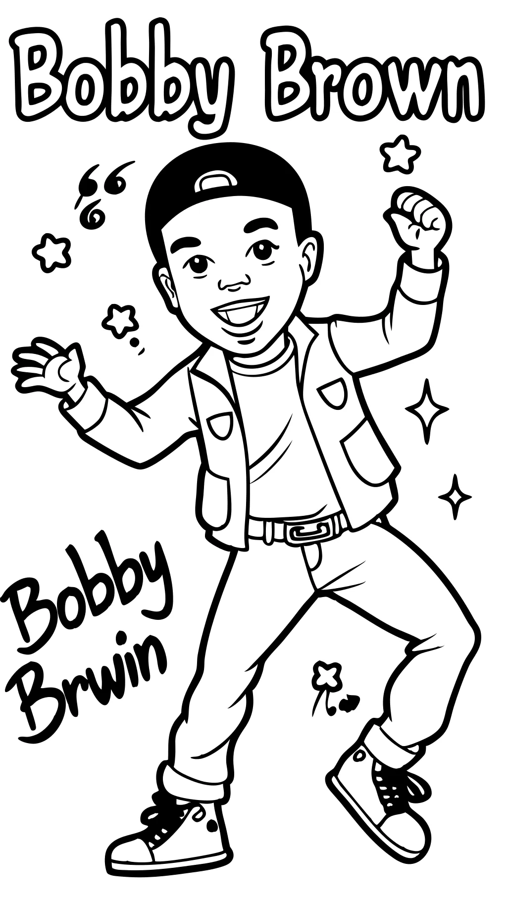 coloriages Bobby Brown